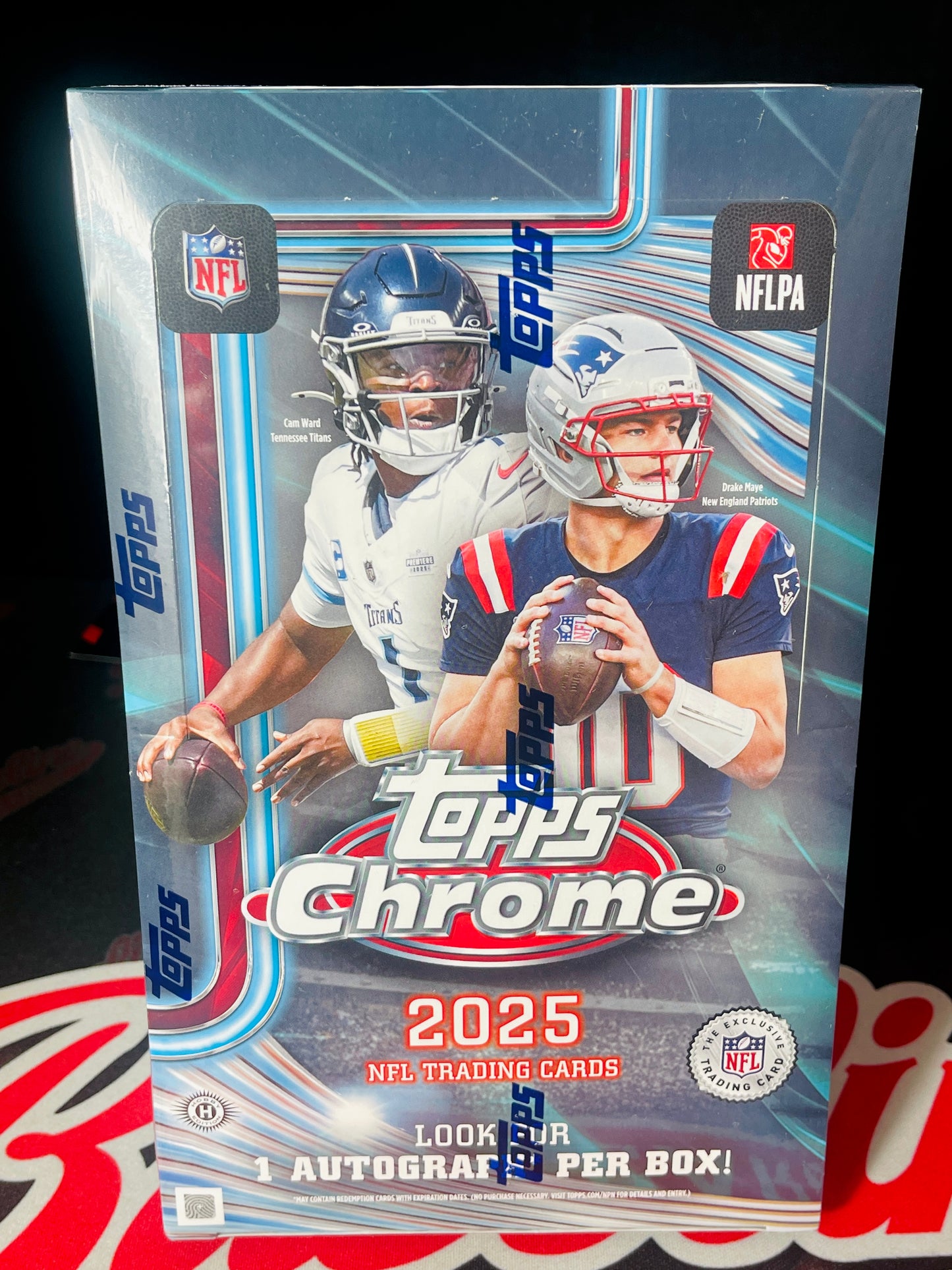 2025 Topps Chrome Football Hobby Box