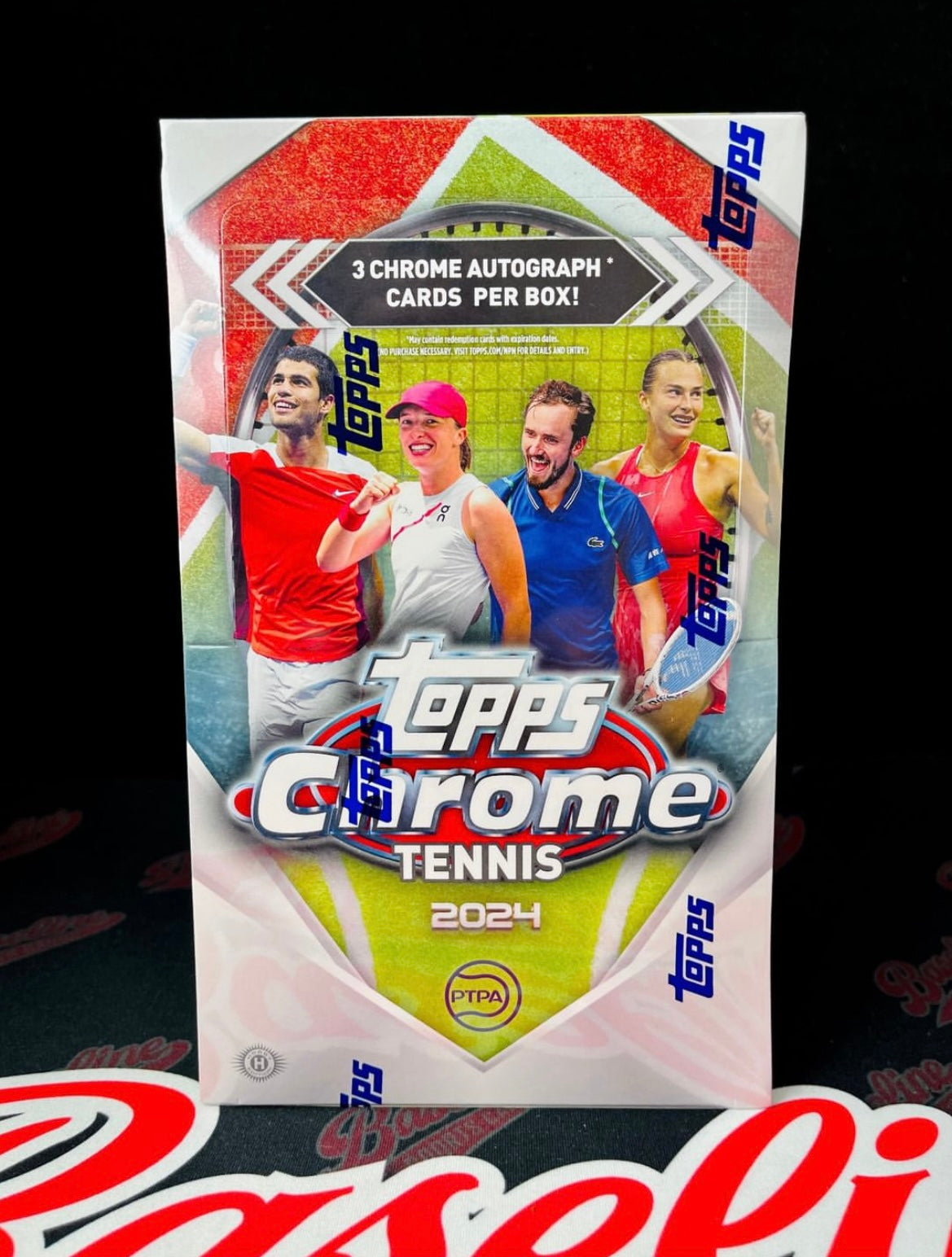 2024 Topps Chrome Tennis Hobby 12-Box Case