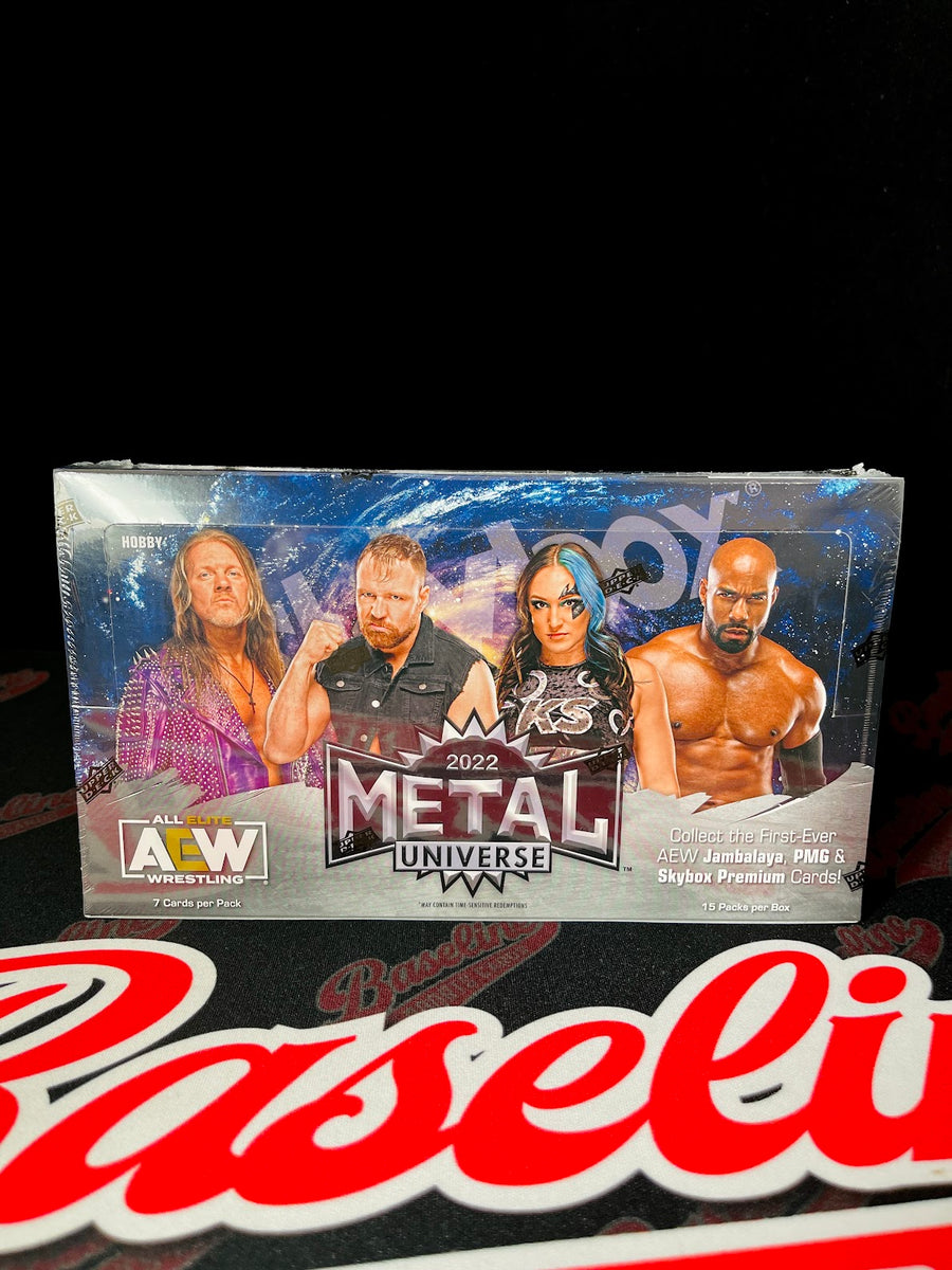 2022 Upper Deck AEW Skybox Metal Universe Hobby Box Baseline Sports Cards