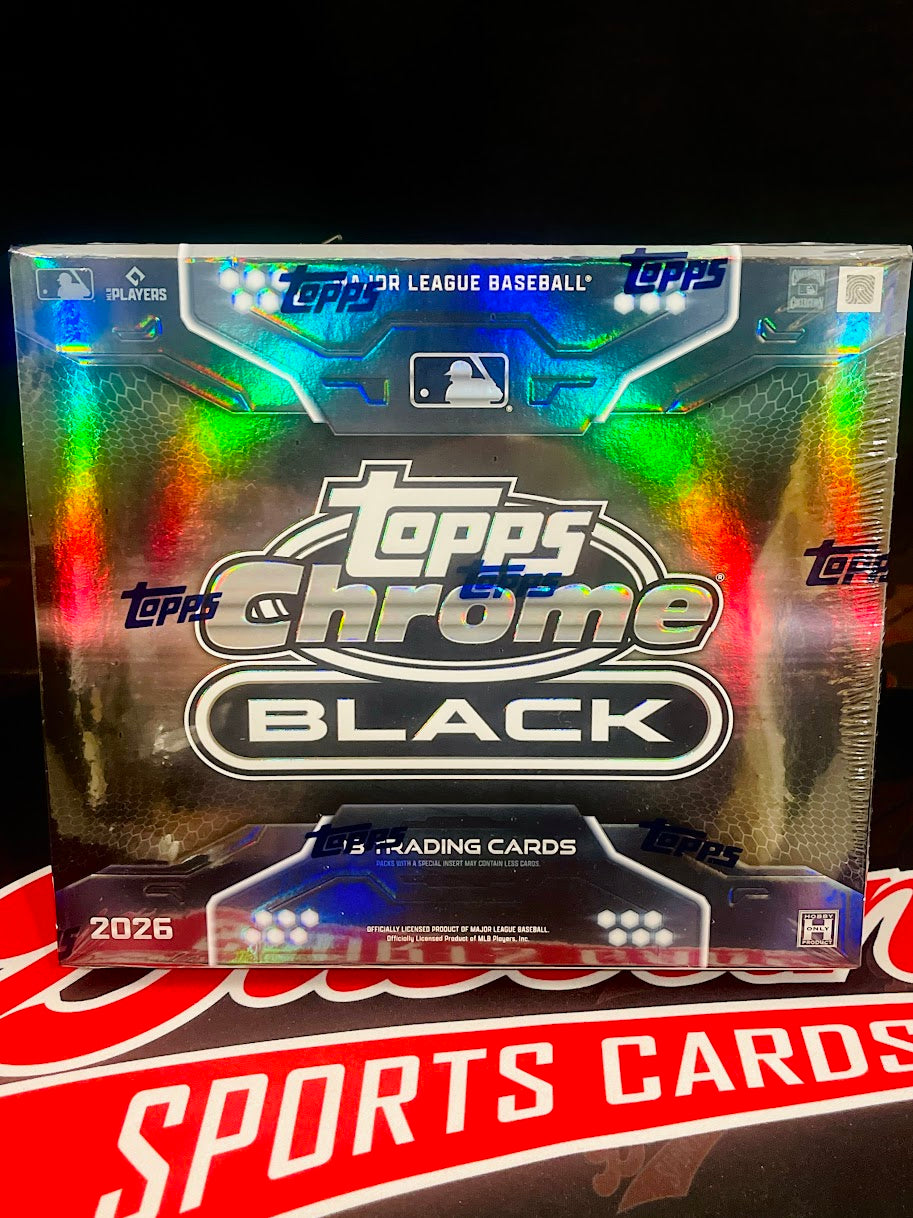 2026 Topps Chrome Black Baseball Hobby Box