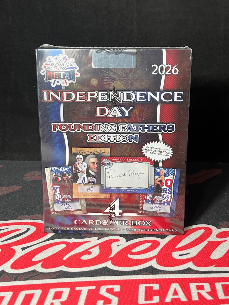 2026 Leaf Metal Independence Day Founding Fathers Box