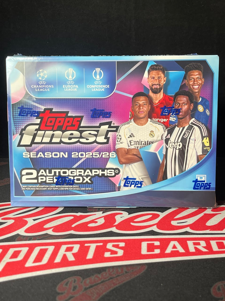 2025/26 Topps UEFA Club Competitions Finest Soccer Hobby Box