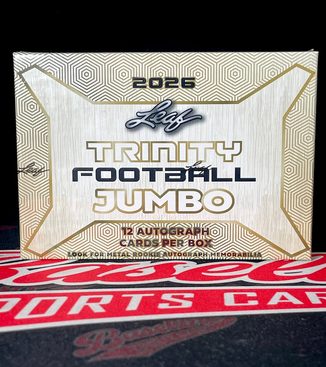 2026 Leaf Trinity Football Hobby Jumbo Box