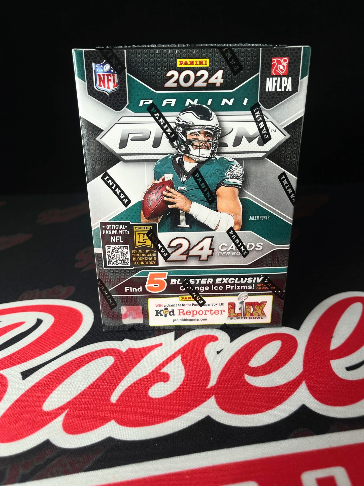 2024 Panini Prizm Football Hobby Blaster Box (Orange Ice Prizms)