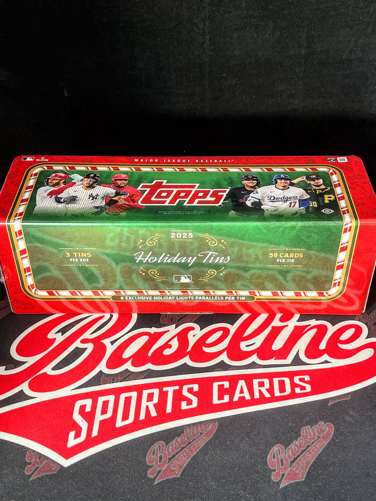 2025 Topps Holiday Baseball 3 Tin Box