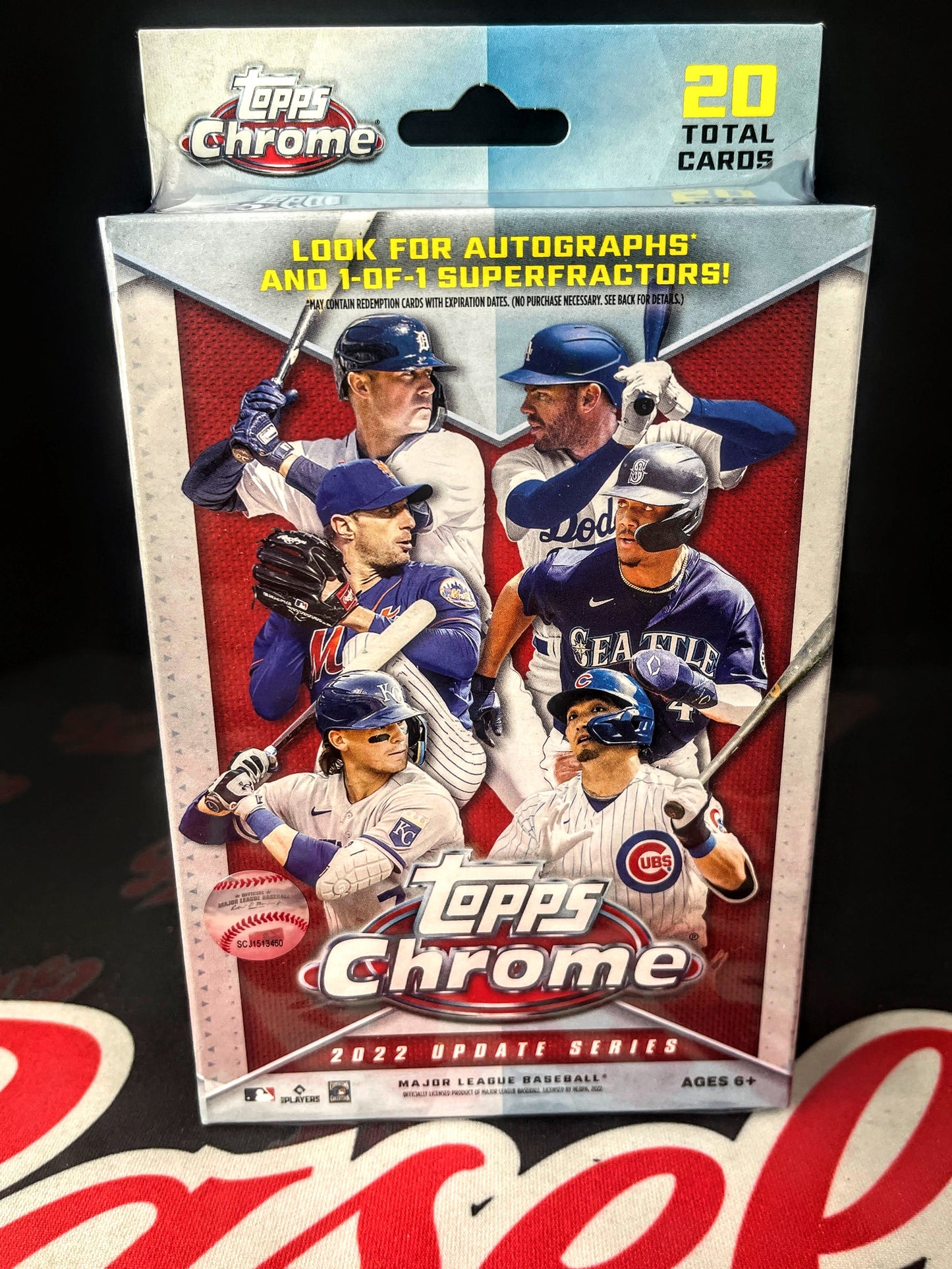2022 Topps Chrome Update Series Baseball Hanger Box (Pink Wave Parallels)