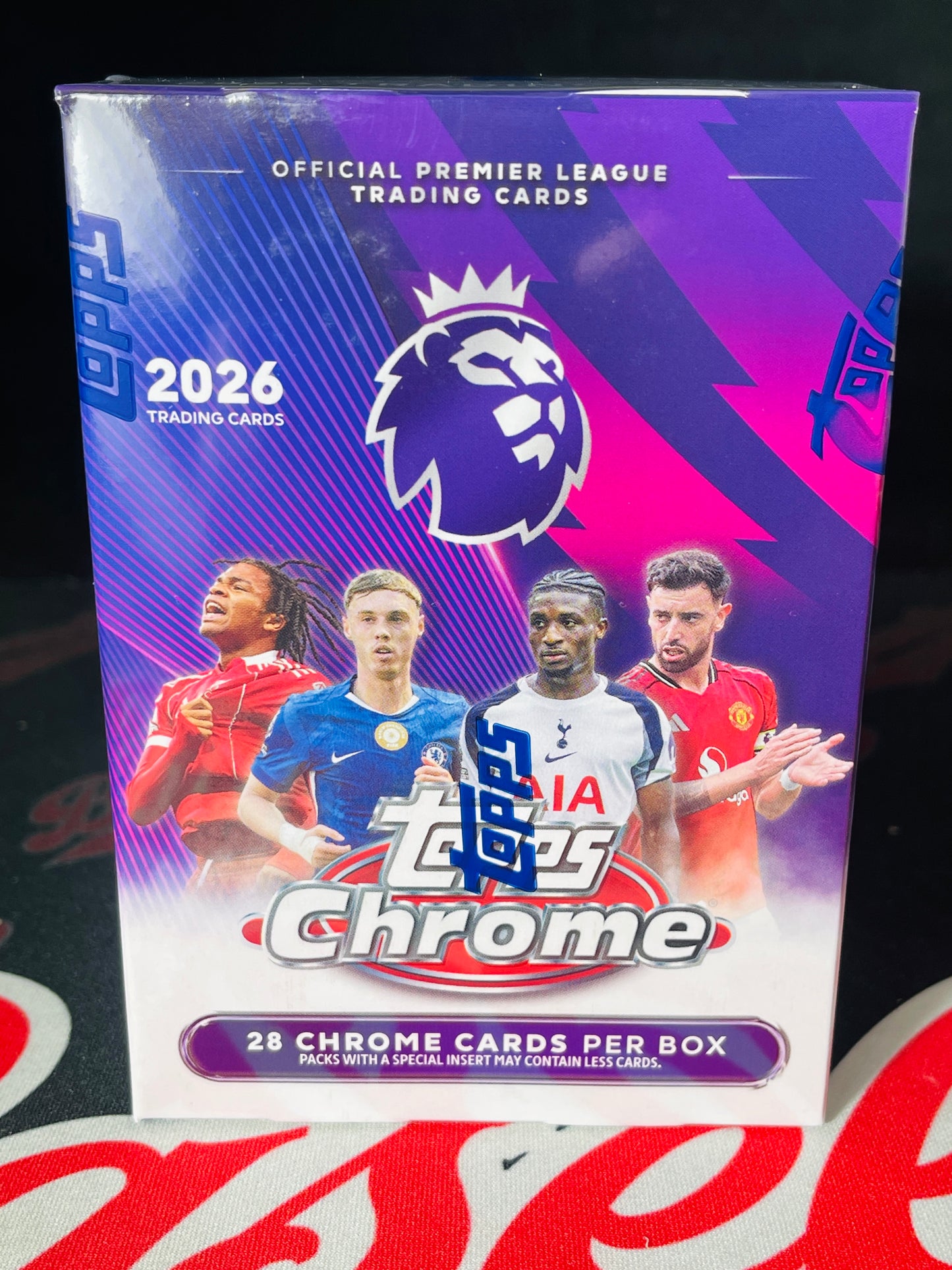 2026 Topps Chrome Premier League Soccer Blaster Box