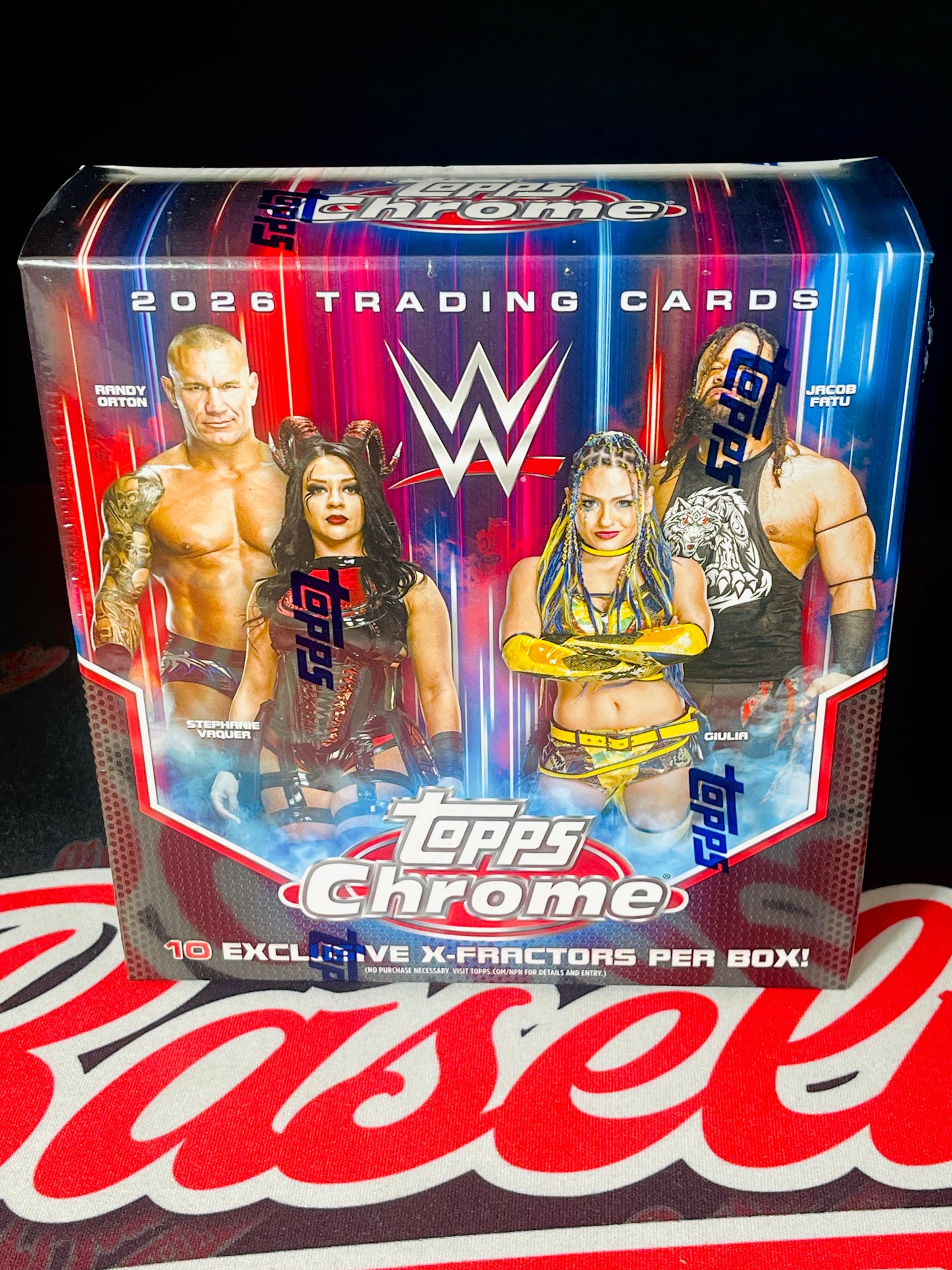 2026 Topps Chrome WWE Wrestling Mega Box