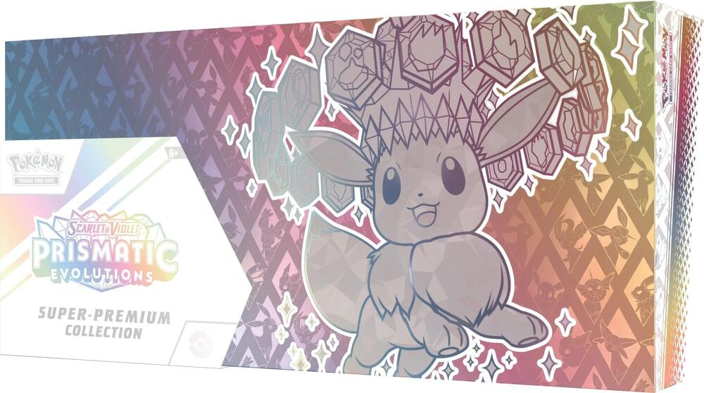 Pokemon Scarlet & Violet Prismatic Evolutions Super Premium Collection Box