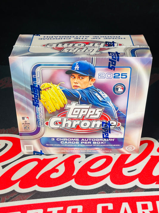 2025 Topps Chrome Baseball Jumbo Box