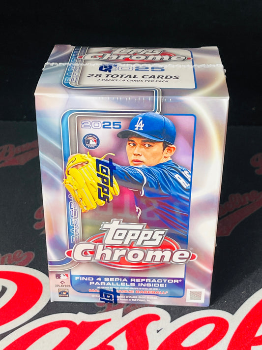 2025 Topps Chrome Baseball Blaster Box