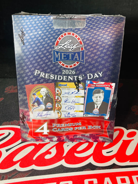 2026 Leaf Presidents Day Hobby Box