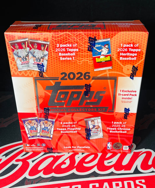 2026 Topps MLB x NBA Offical Collector Kit Box