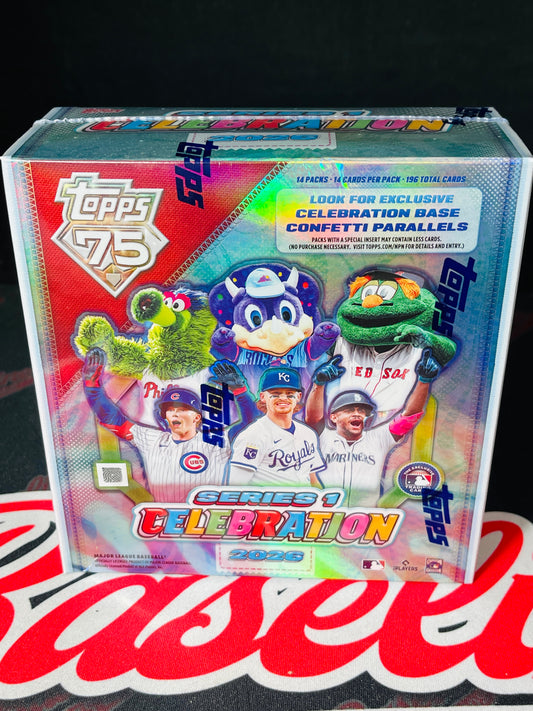 2026 Topps Series 1 Baseball Celebration Mega Box