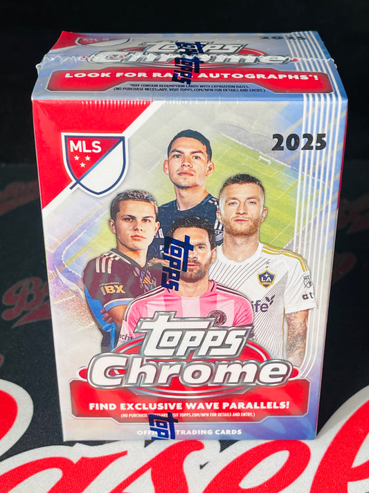 2025 Topps Chrome MLS Major League Soccer Blaster Box