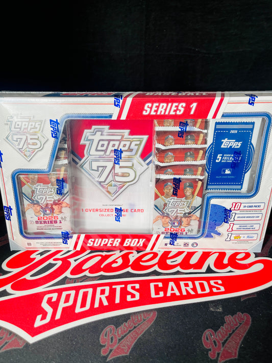 2026 Topps Series 1 Baseball Super Box