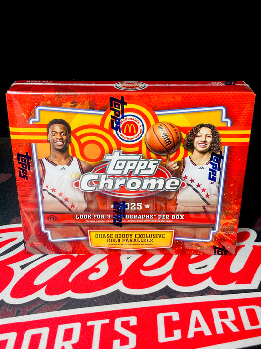 2025 Topps Chrome McDonald's All American Basketball Hobby Box