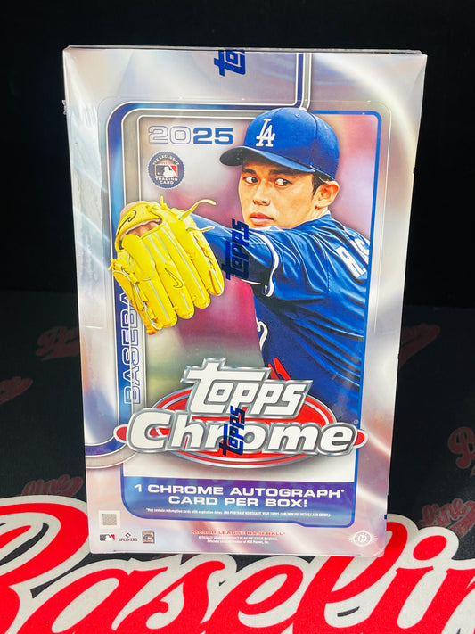 2025 Topps Chrome Baseball Hobby Box