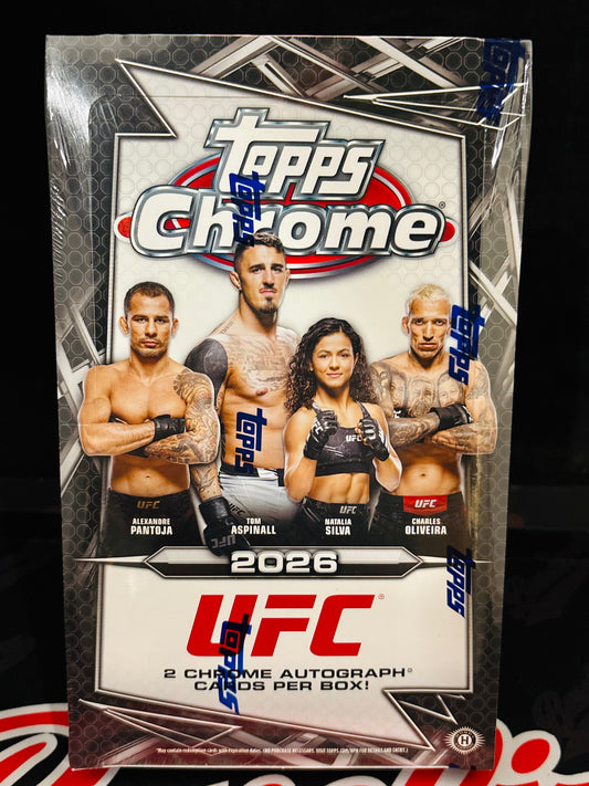 2026 Topps Chrome UFC Hobby Box