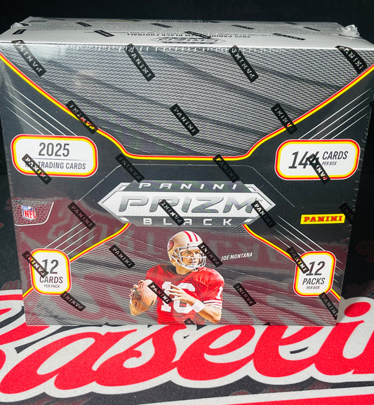 2025 Prizm Black Football Hobby Box