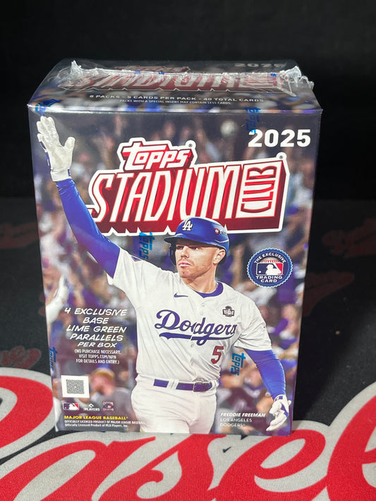 2025 Topps Stadium Club Baseball Blaster Box