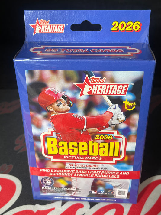 2026 Topps Heritage Baseball Hanger Box