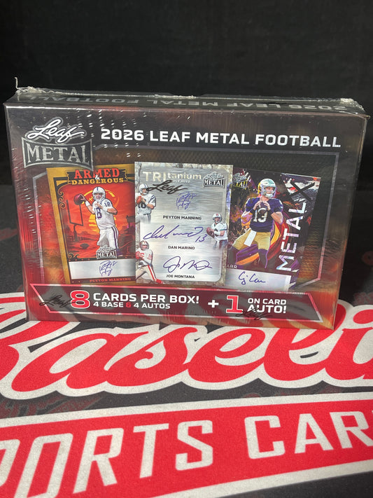 2026 Leaf Metal Football Hobby