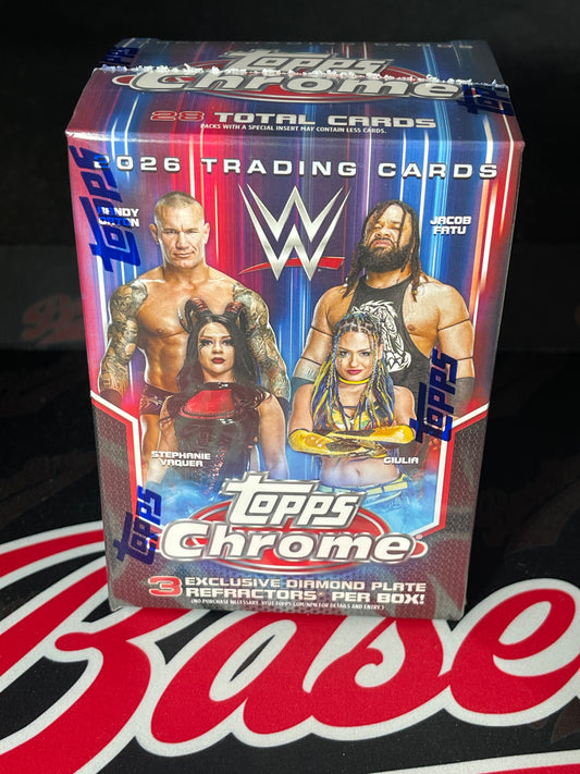2026 Topps Chrome WWE Wrestling Blaster Box