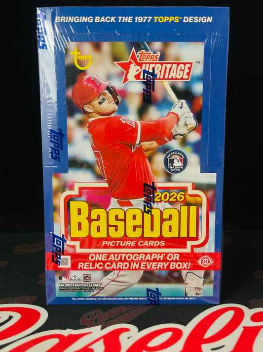 2026 Topps Heritage Baseball Hobby Box