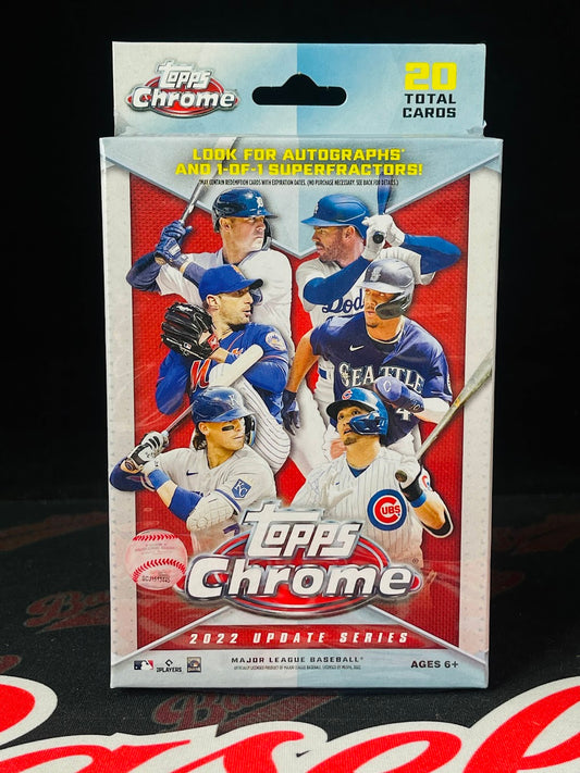 2022 Topps Chrome Update Series Baseball Hanger Box (Pink Wave Parallels)