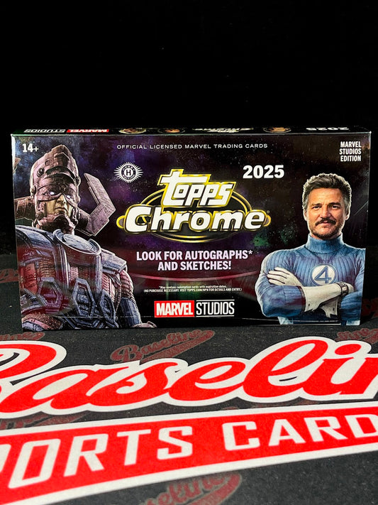 2025 Topps Marvel Studios Chrome Hobby Box