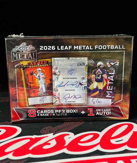 2026 Leaf Metal Football Hobby