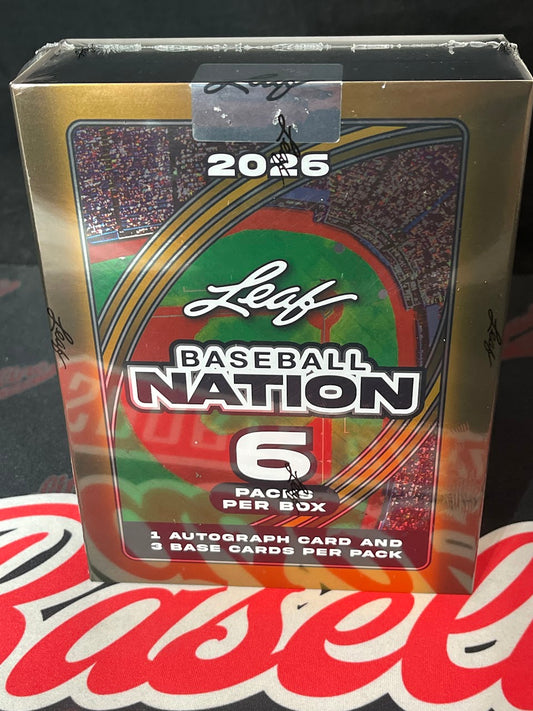 2026 Leaf Baseball Nation Hobby Box