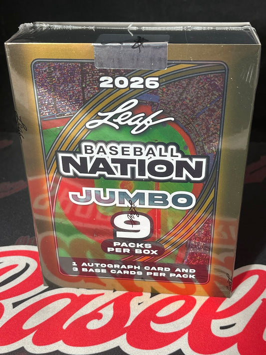 2026 Leaf Baseball Nation Hobby Jumbo Box