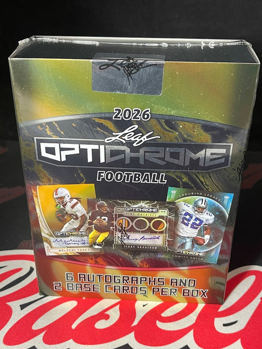 2026 Leaf Optichrome Football Hobby Box