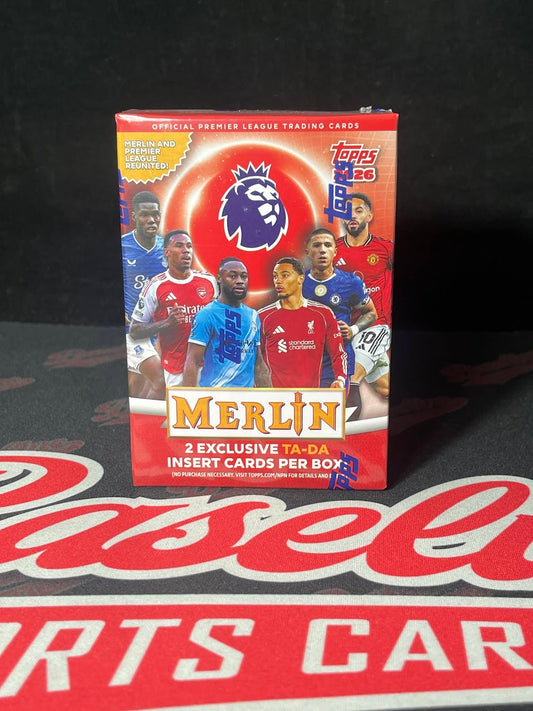 2025/26 Topps Merlin Premier League EPL Soccer Blaster Box