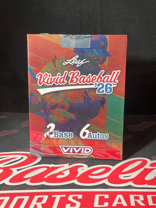 2026 Leaf Vivid Baseball Hobby Box