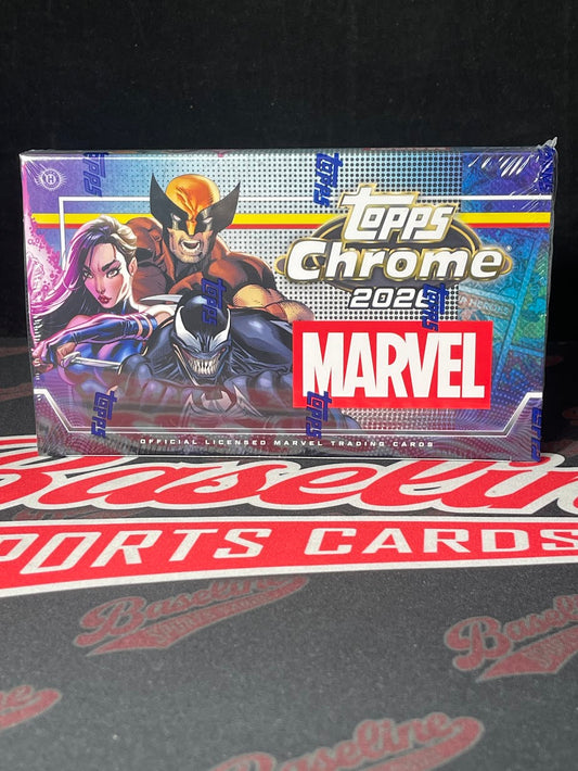 2026 Topps Marvel Comics Chrome Hobby Box