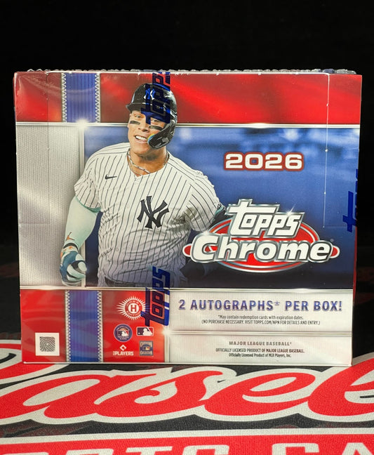 2026 Topps Chrome Baseball Hobby Jumbo Box