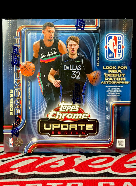 2025/26 Topps Chrome Update Series Basketball Mega Box