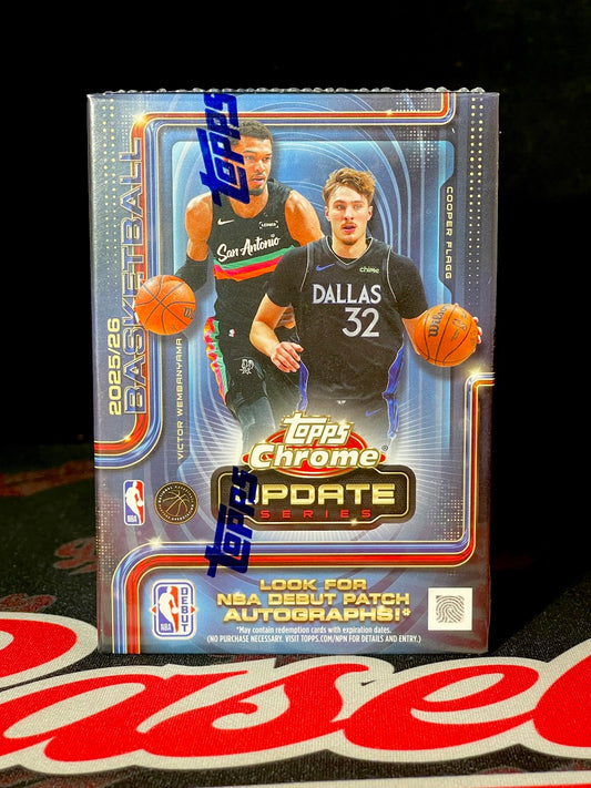 2025/26 Topps Chrome Update Series Basketball Blaster Box