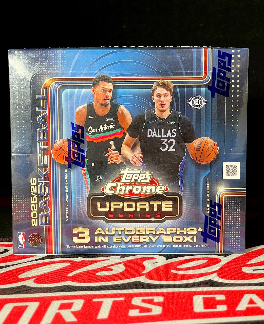 2025/26 Topps Chrome Update Series Basketball Jumbo Box