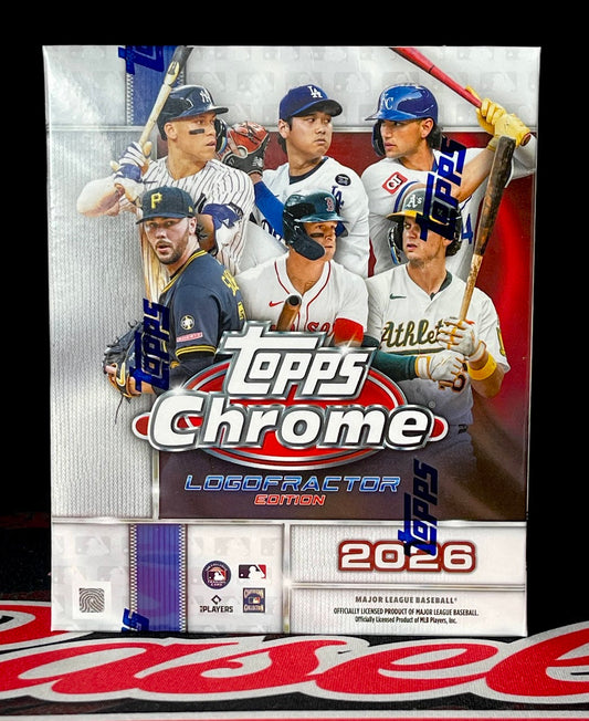 2026 Topps Chrome Baseball Logofractor Edition Box
