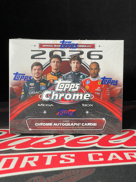 2026 Topps Chrome F1 Formula 1 Mega Box