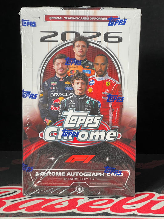 2026 Topps Chrome F1 Formula 1 Hobby Box