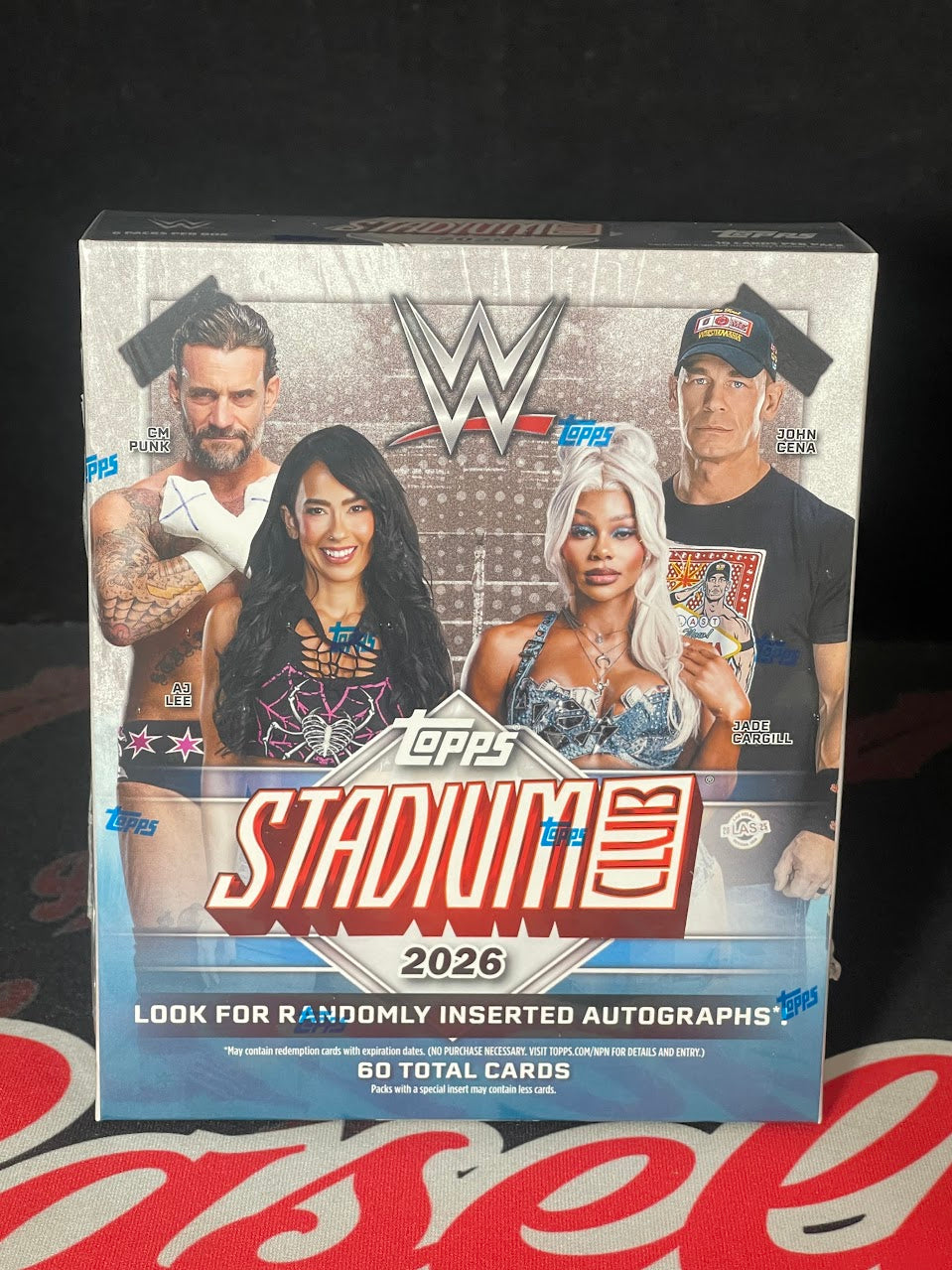 2026 Topps Stadium Club WWE Wrestling Mega Box