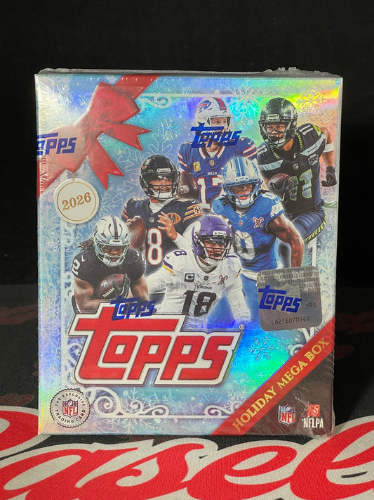 2026 Topps Holiday Football Mega Box