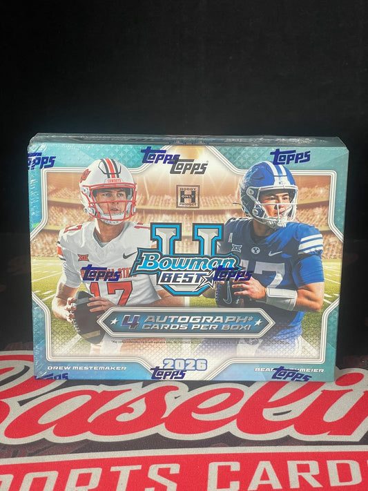 2026 Bowman University Best Football Hobby Box