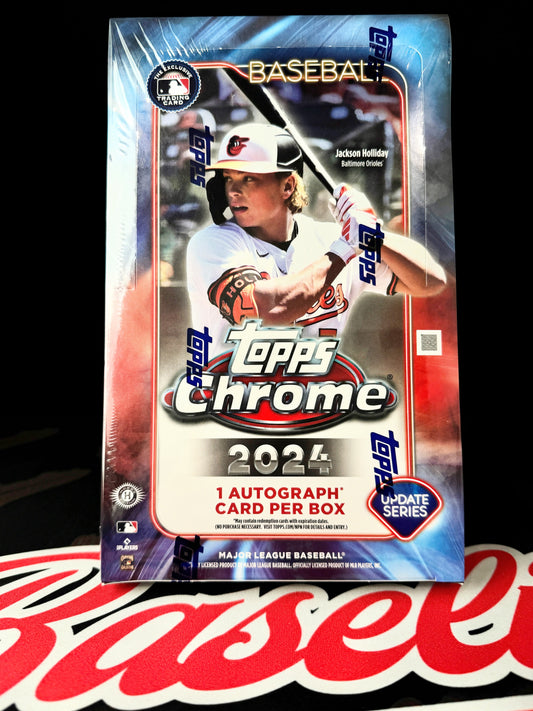 2024 Topps Chrome Update Series Baseball Hobby Box