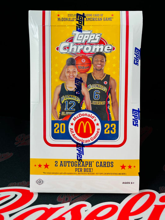 2023 Topps Chrome McDonald's All American Basketball Hobby Box